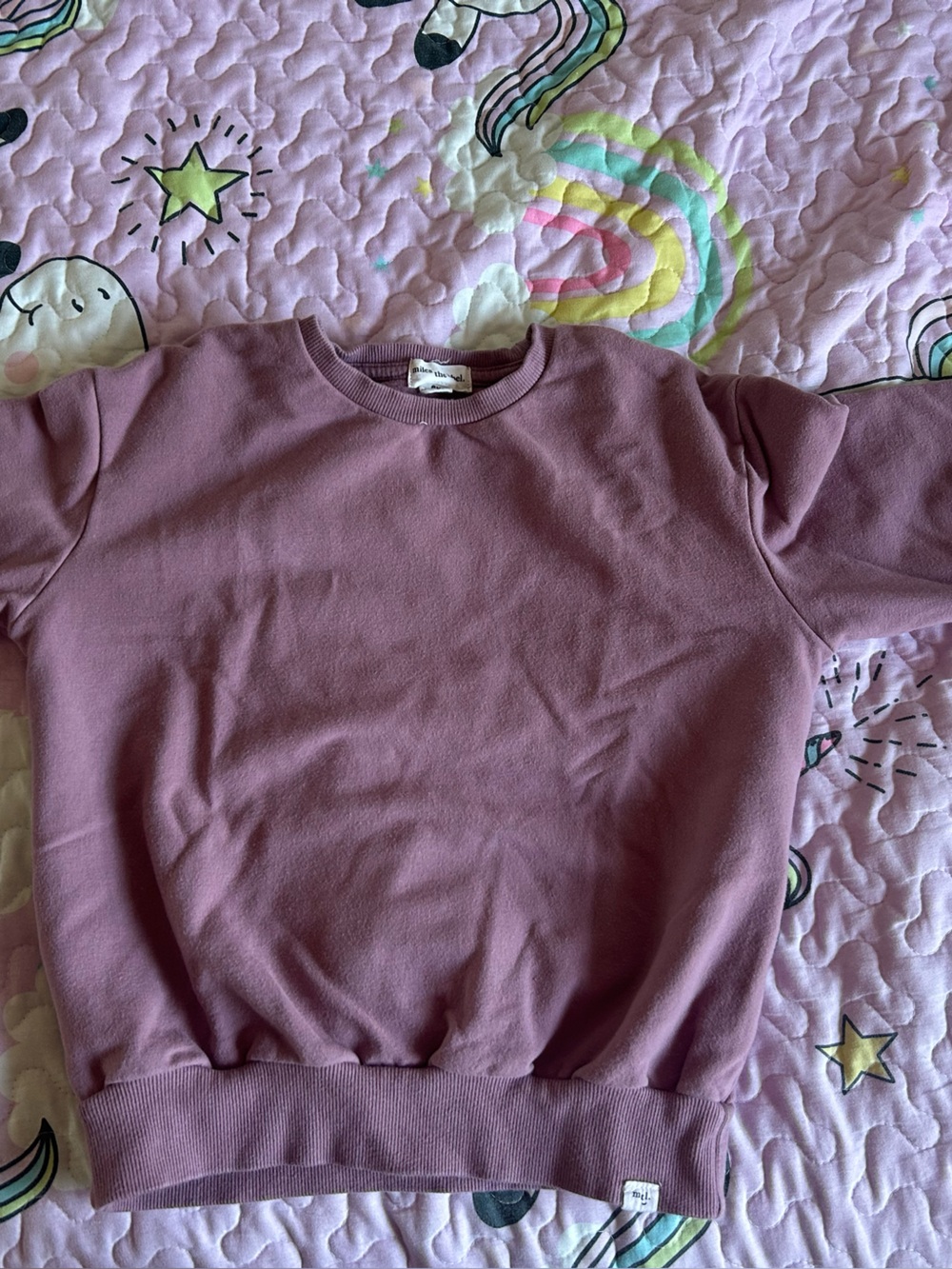 Kids Mauve Crewneck Sweatshirt